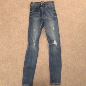 Express high rise legging jeans